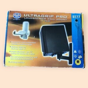 B-Tech BT77 Ultragrip Pro Loudspeaker Wall Mount PAIR Tilt & Swivel NEW IN BOX